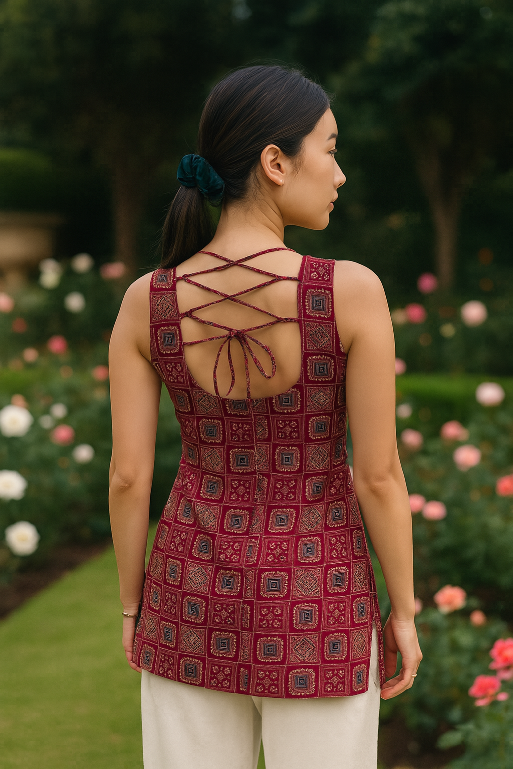 Gulnaar Grace Back Dori Kurti