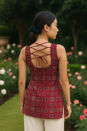 Gulnaar Grace Back Dori Kurti