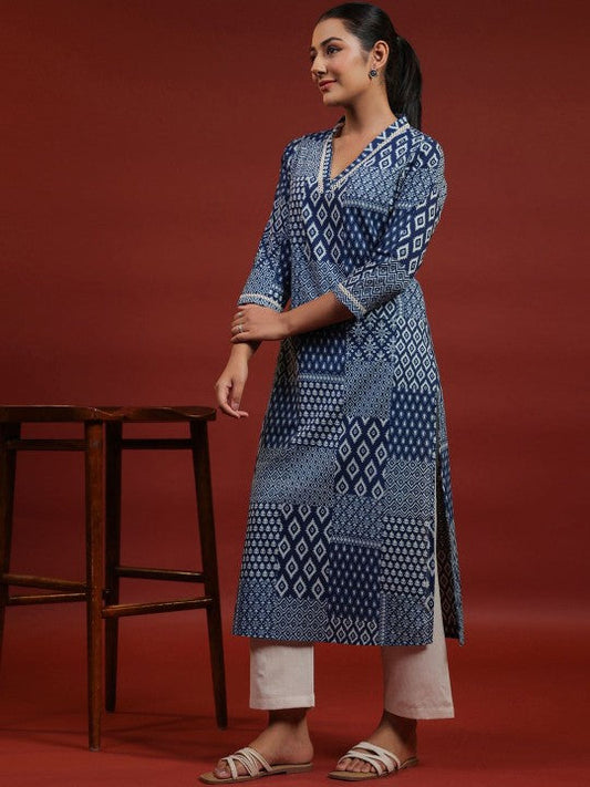 Women Printed Rayon Straight Kurta