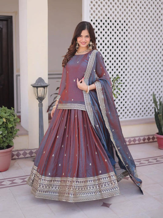 Designer Embroidered Kurti Sharara Set with Dupatta | Premium Party & Festive Wear