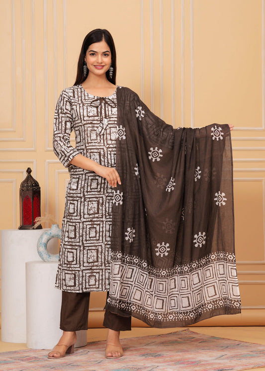 Pure cotton suit set for women