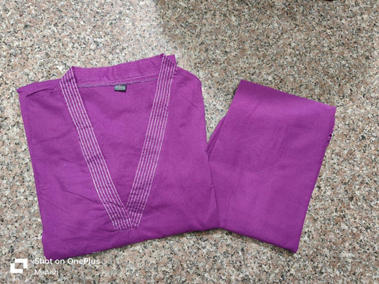 Women Pure Cotton Kurta Pant Set