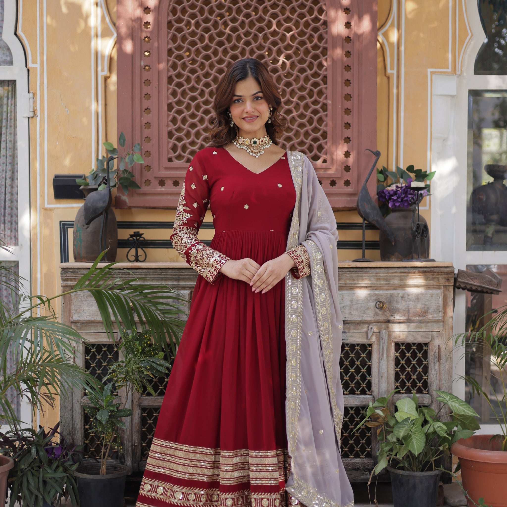 Premium Designer Red Gown