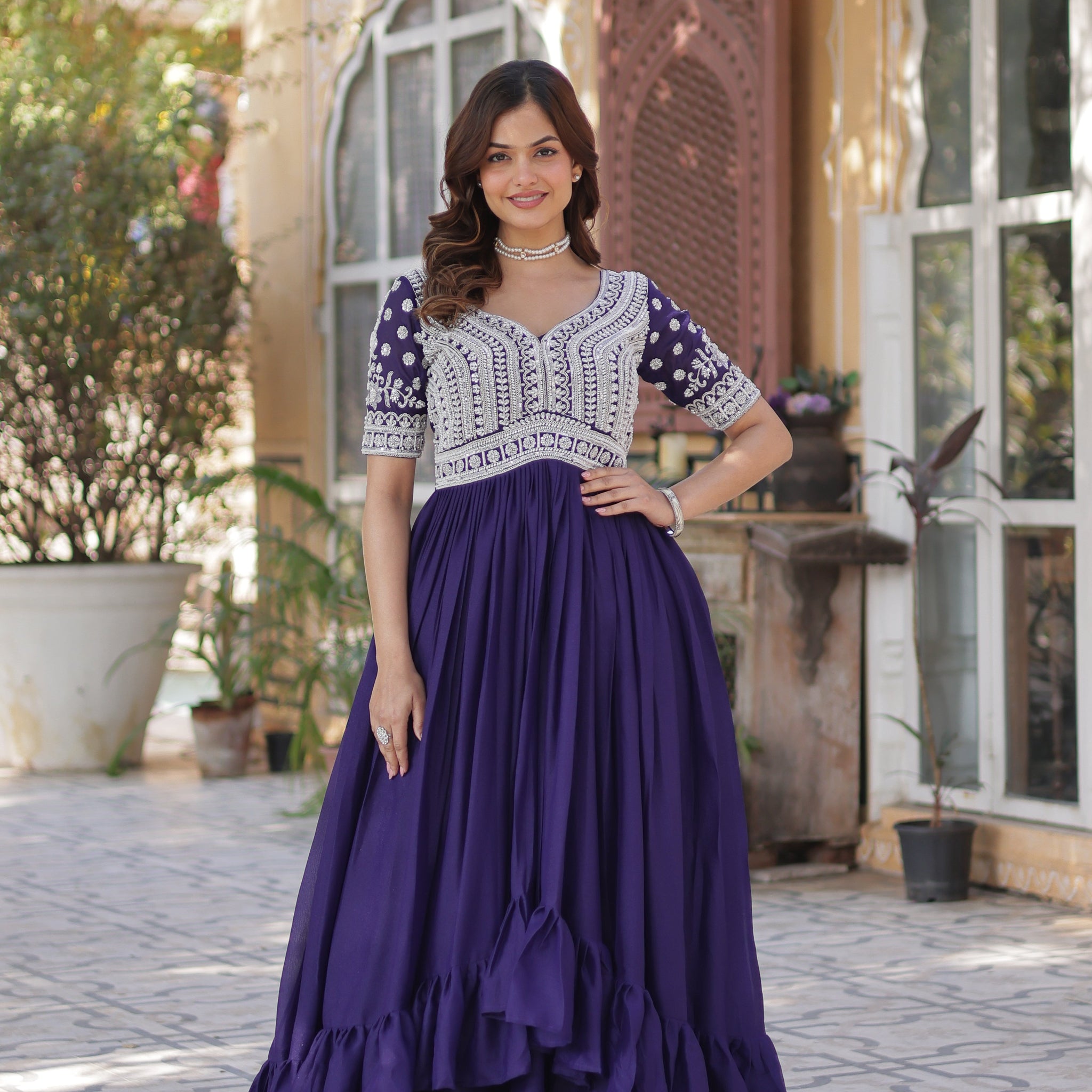 Beautiful Lehenga With Readymade Slit Cut Long Kurti Set