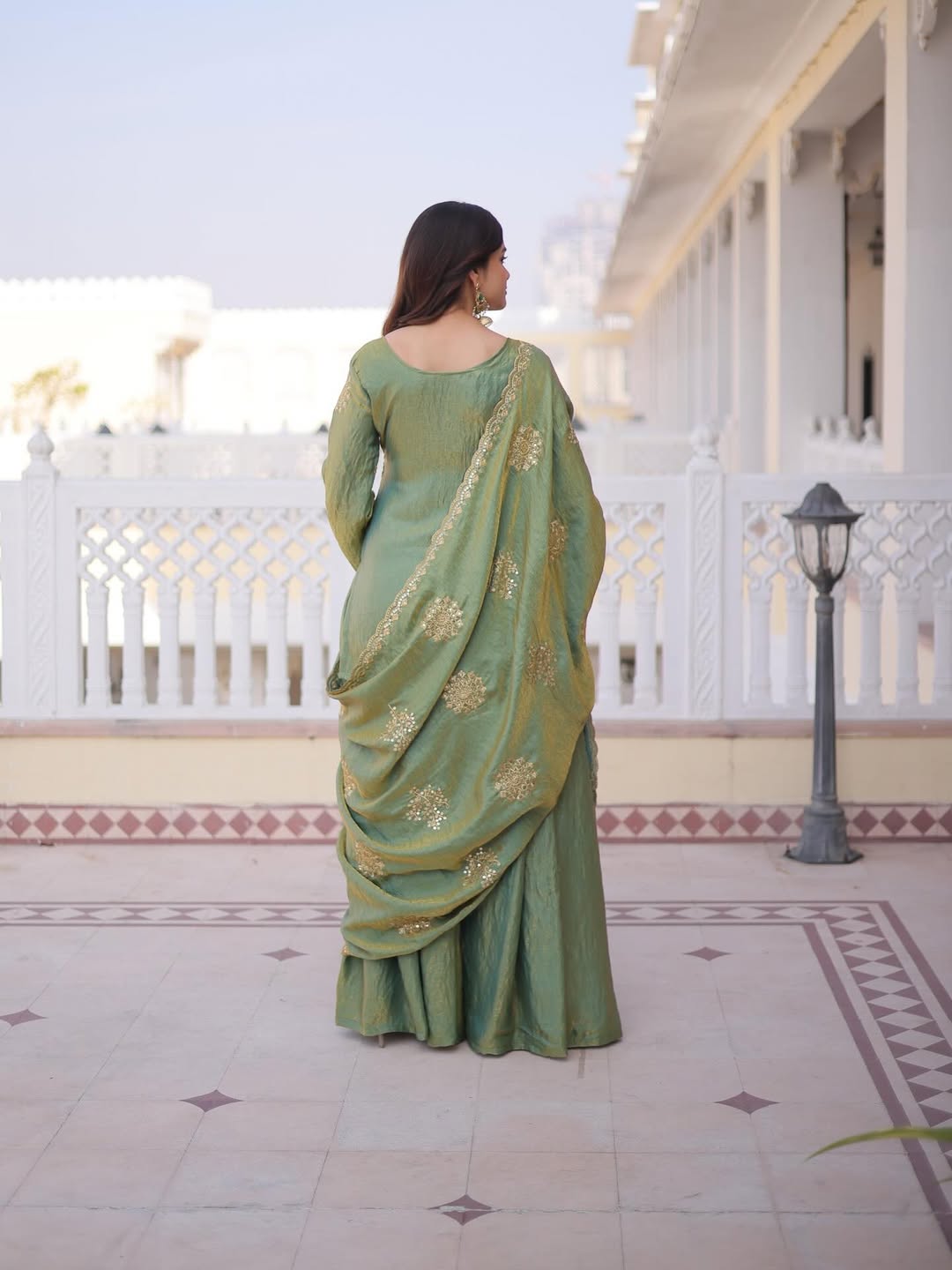 Premium Designer Top Sharara Set with Dupatta | Embroidered Festive & Wedding Ethnic Wear for Women