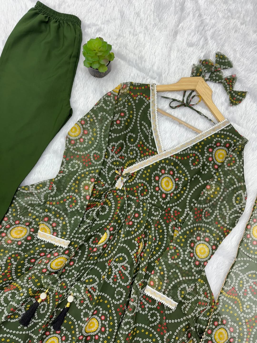 Printed Anarkali Gown with Dupatta for Women – Elegant Festive & Party Wear