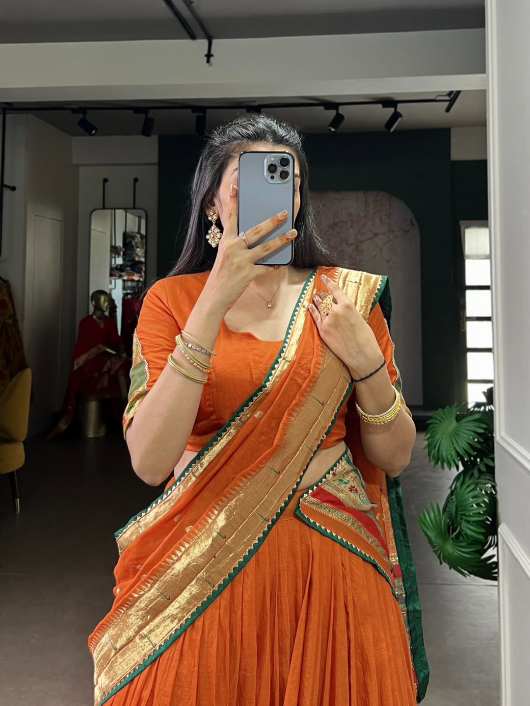 🌷 Premium Paithani Style Lehenga Saree Collection ✨