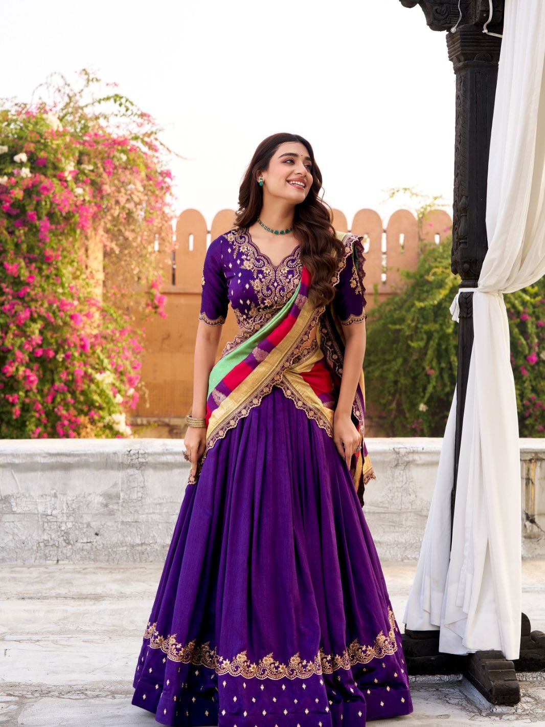 Designer Thread Embroidered Lehenga Choli with Dupatta | Wedding & Festive Wear Lehenga for Women