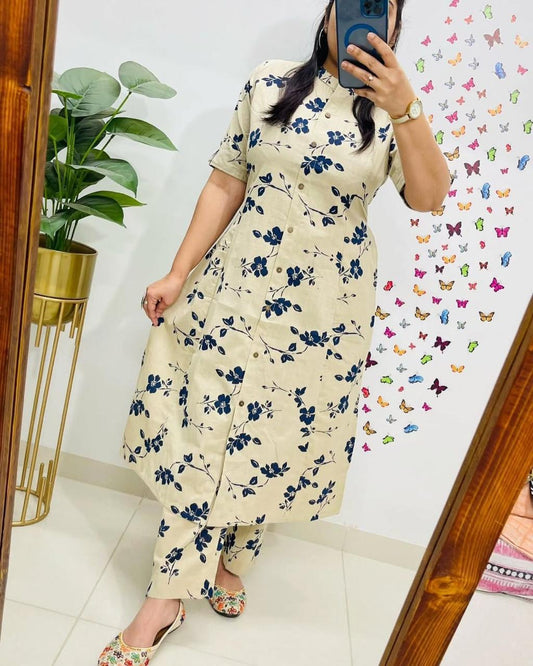 Easy Breezy Printed Summer Cotton Co-Ord Set