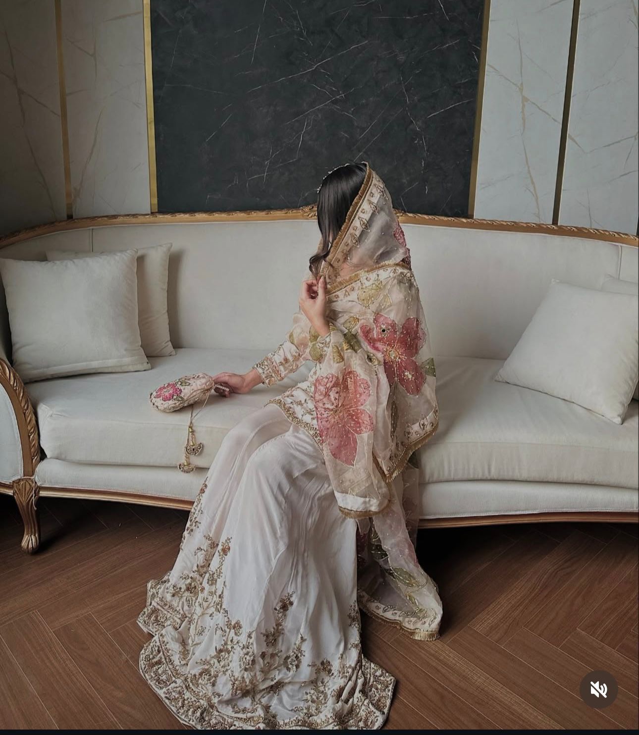 Ivory Lavender Embroidered Salwar Suit Set with Dupatta | Indian Party Wear Punjabi Suit | Festive Ethnic Wear