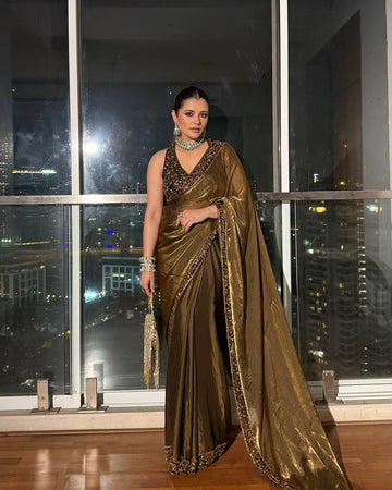 Bollywood Celebrity Sequin Saree