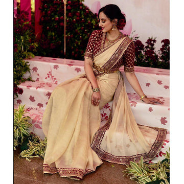 Exclusive Designer Sequins Saree