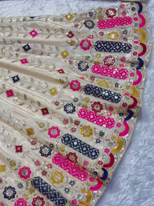 Ceram Colour Designer Kurta Pant Set with Mirror Work & Dupatta | Festive Party Wear Ethnic Outfit for Women